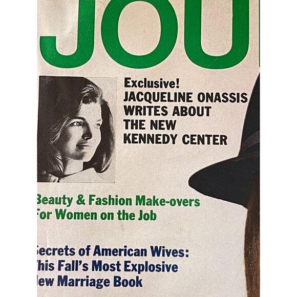 VTG Ladies' Home Journal Magazine September 1971 Jackie Onassis Kennedy Center - Picture 3 of 12